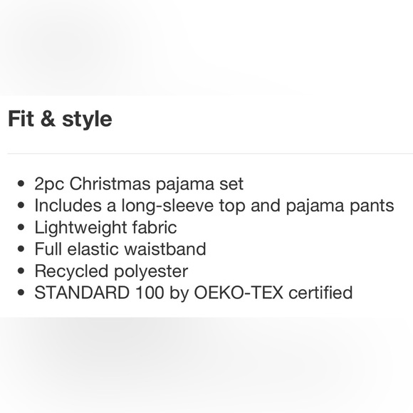 🆕 Cat & Jack Boys Christmas Holiday Pizza Slice 2 Piece Pajama Sleep Set Small - Picture 5 of 7